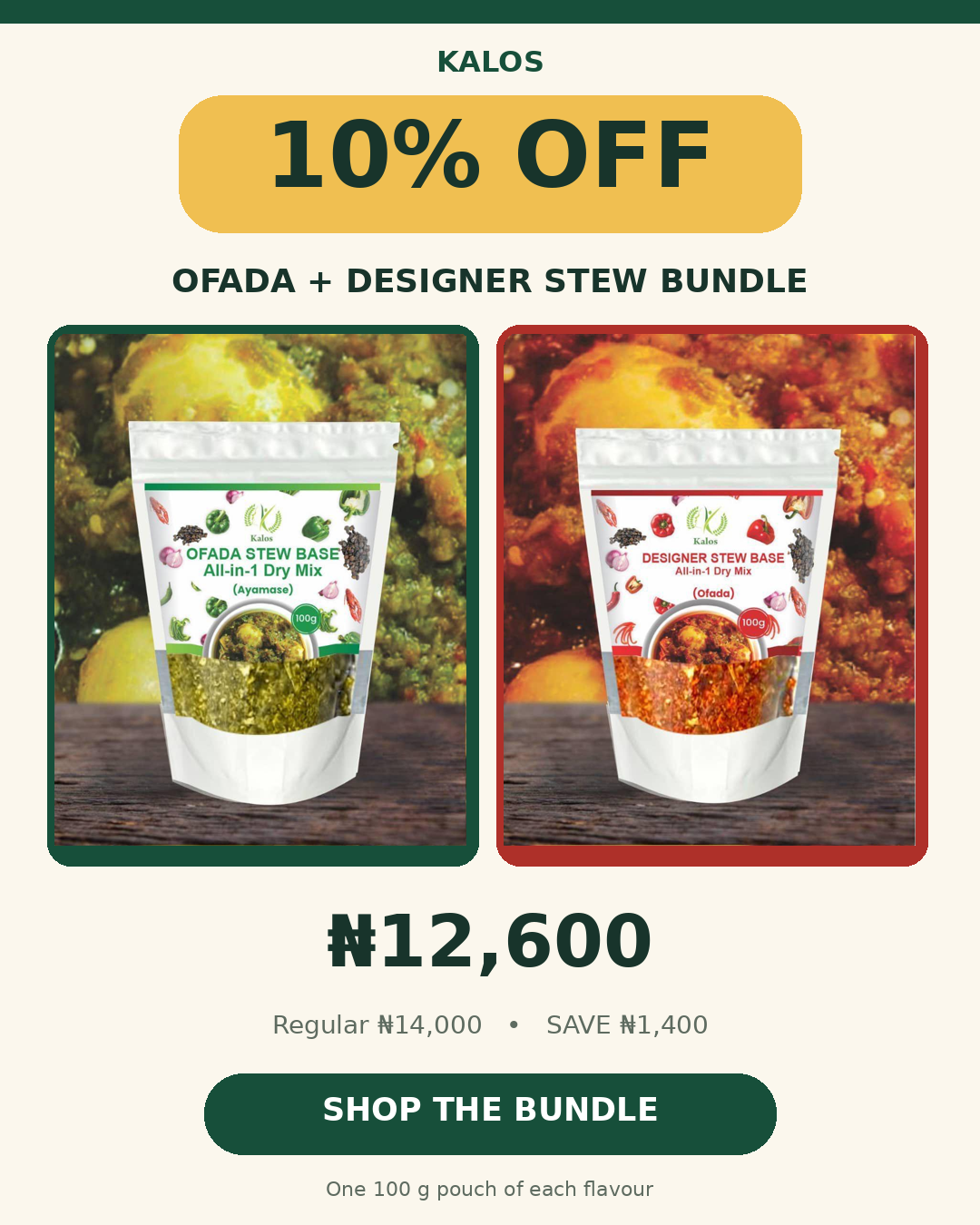 Ofada Stew Base+Designer Stew Base Bundle