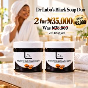 Kalos Brightening Black Soap Duo – 2 × 400g